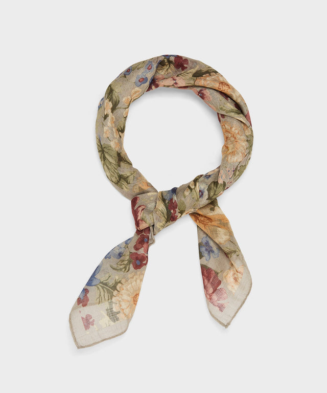 Italian Garden Floral Neckerchief