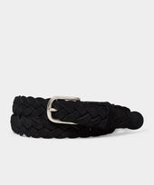 Italian Suede Braided Belt