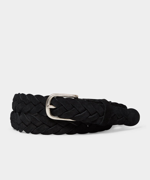 Italian Suede Braided Belt