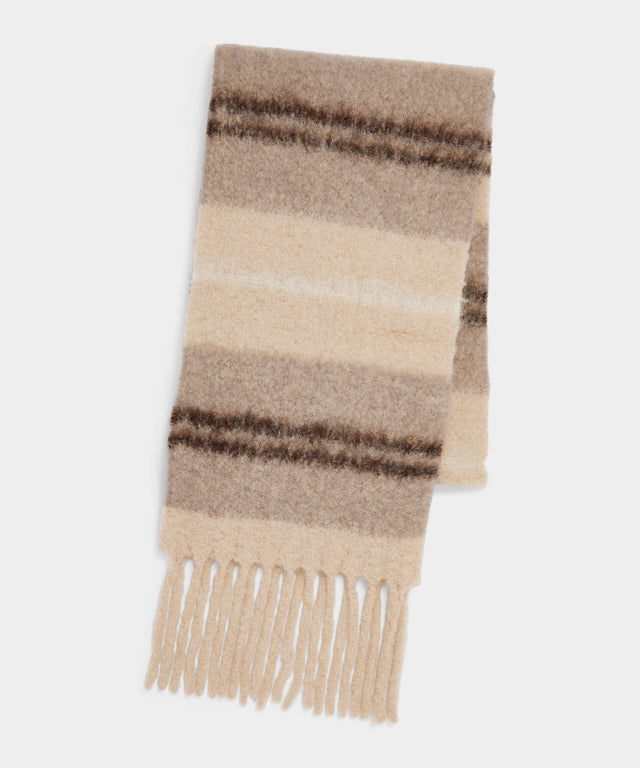 Striped Alpaca Scarf