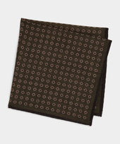 Italian Wool Floral Pocket Square