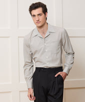 Armando Cabral Long Sleeve Camp Collar Dress Shirt