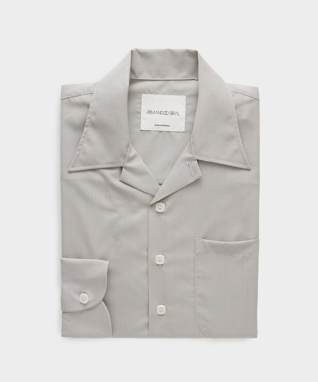 Armando Cabral Long Sleeve Camp Collar Dress Shirt