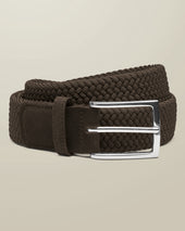 Belt extensible décontractée - Chocolat