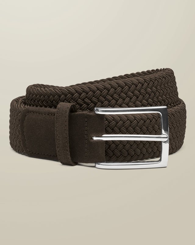 Belt extensible décontractée - Chocolat