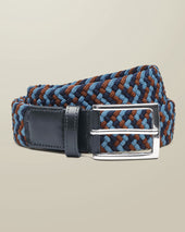 Belt extensible décontractée - Bleu marine multicolore