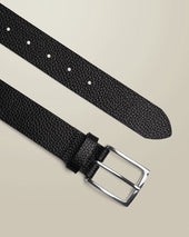 Textured Leather Chino Belt