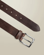 Leather Chino Belt Brown