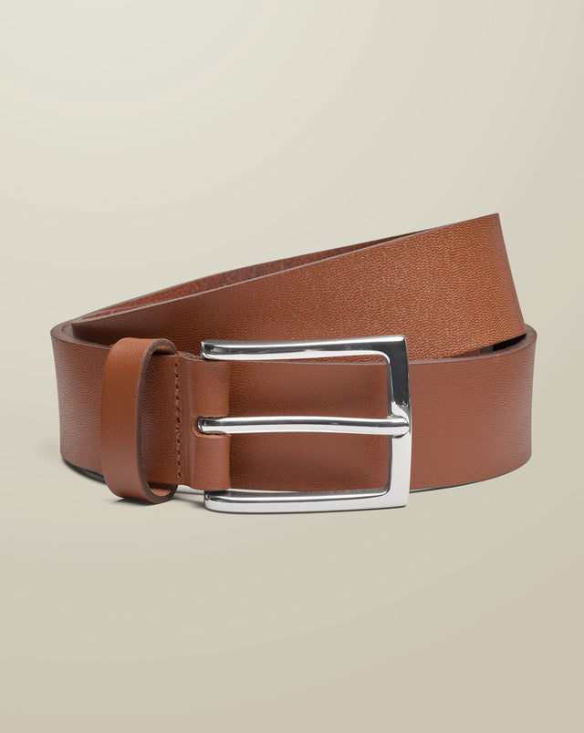 Leather Chino Belt - Tan