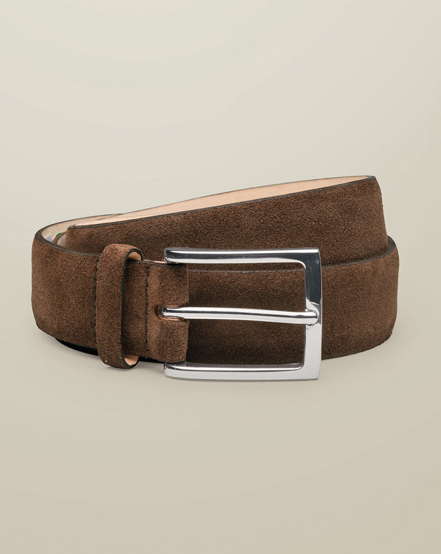 Suede Belt – Brown