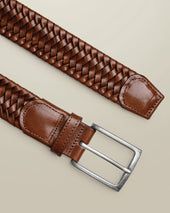 Made In England Leather Stretch Belt