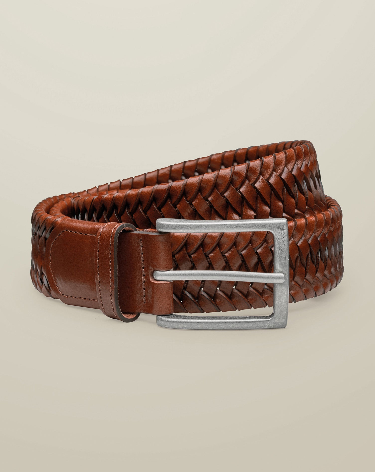 Made In England Leather Stretch Belt