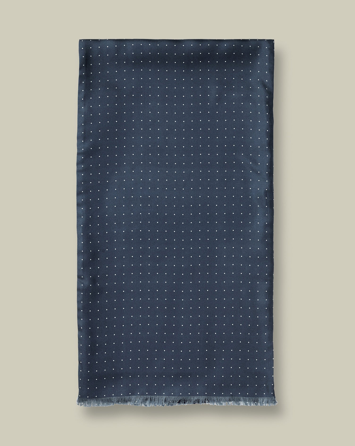 Silk Spot Print Scarf