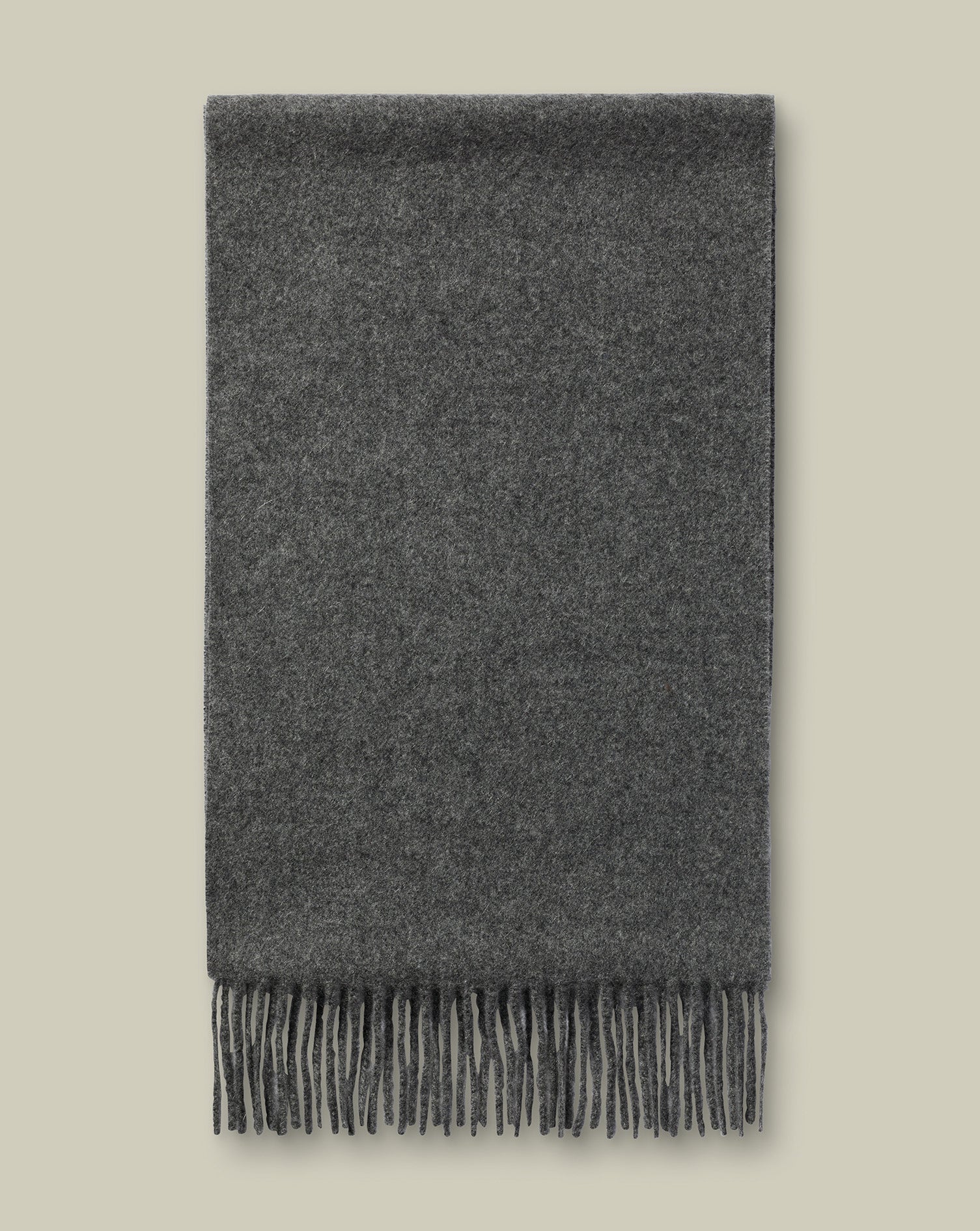 Cashmere Scarf Mid Gray