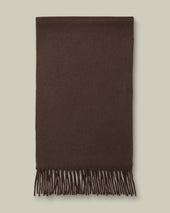 Cashmere Scarf - Chocolate Brown