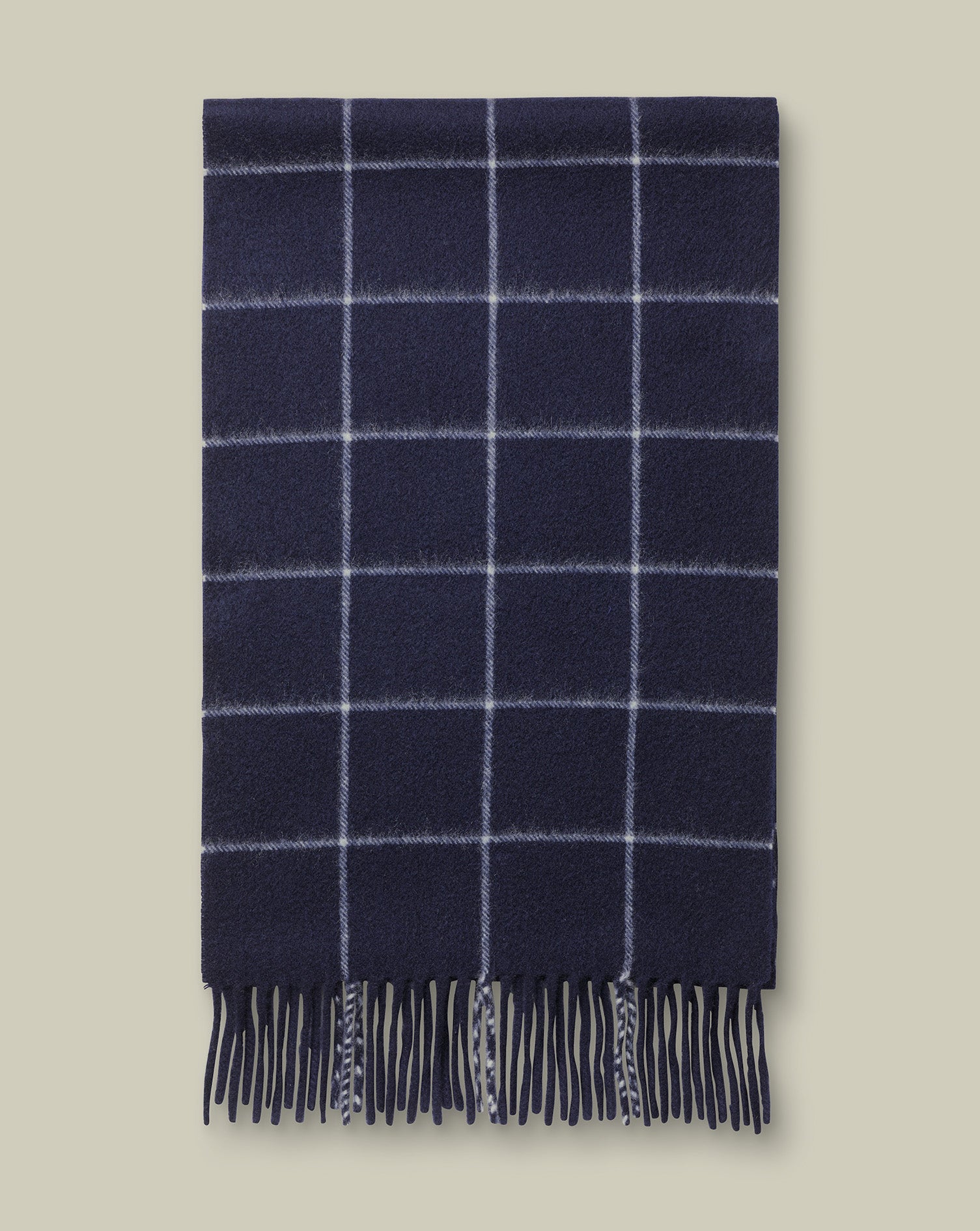 Cashmere Check Scarf