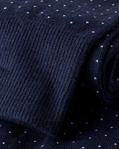 Micro Dash Socks White