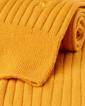 Cotton Rib Socks Sunflower