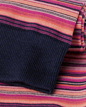 Stripe Socks Bright Pink