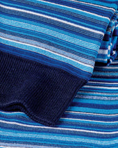 Socks Rayures Multicolores Bleu Cobalt