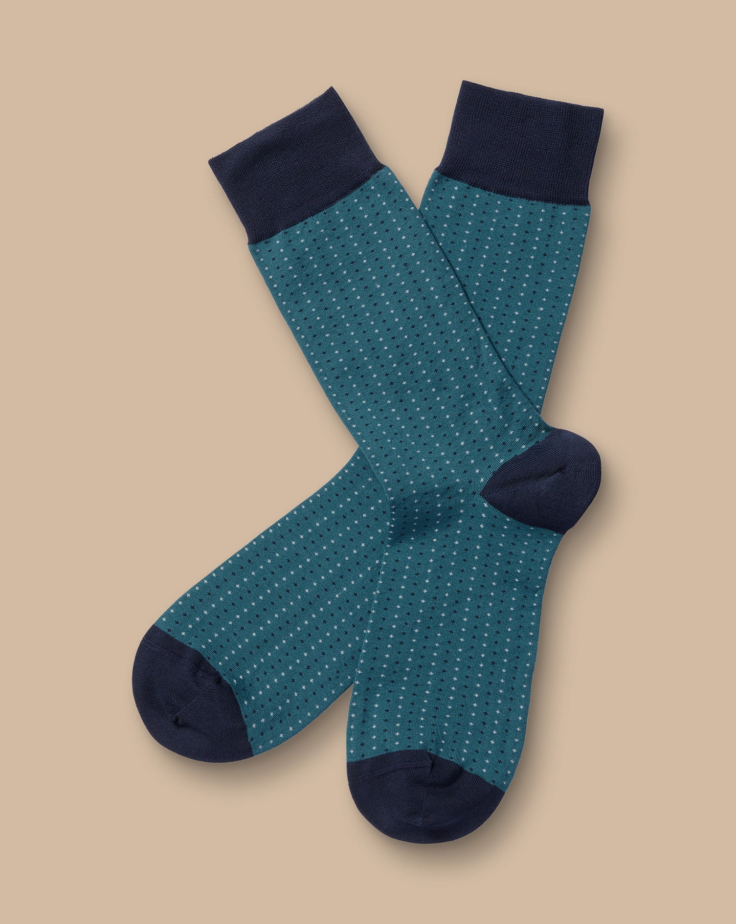 Spot Socks Green