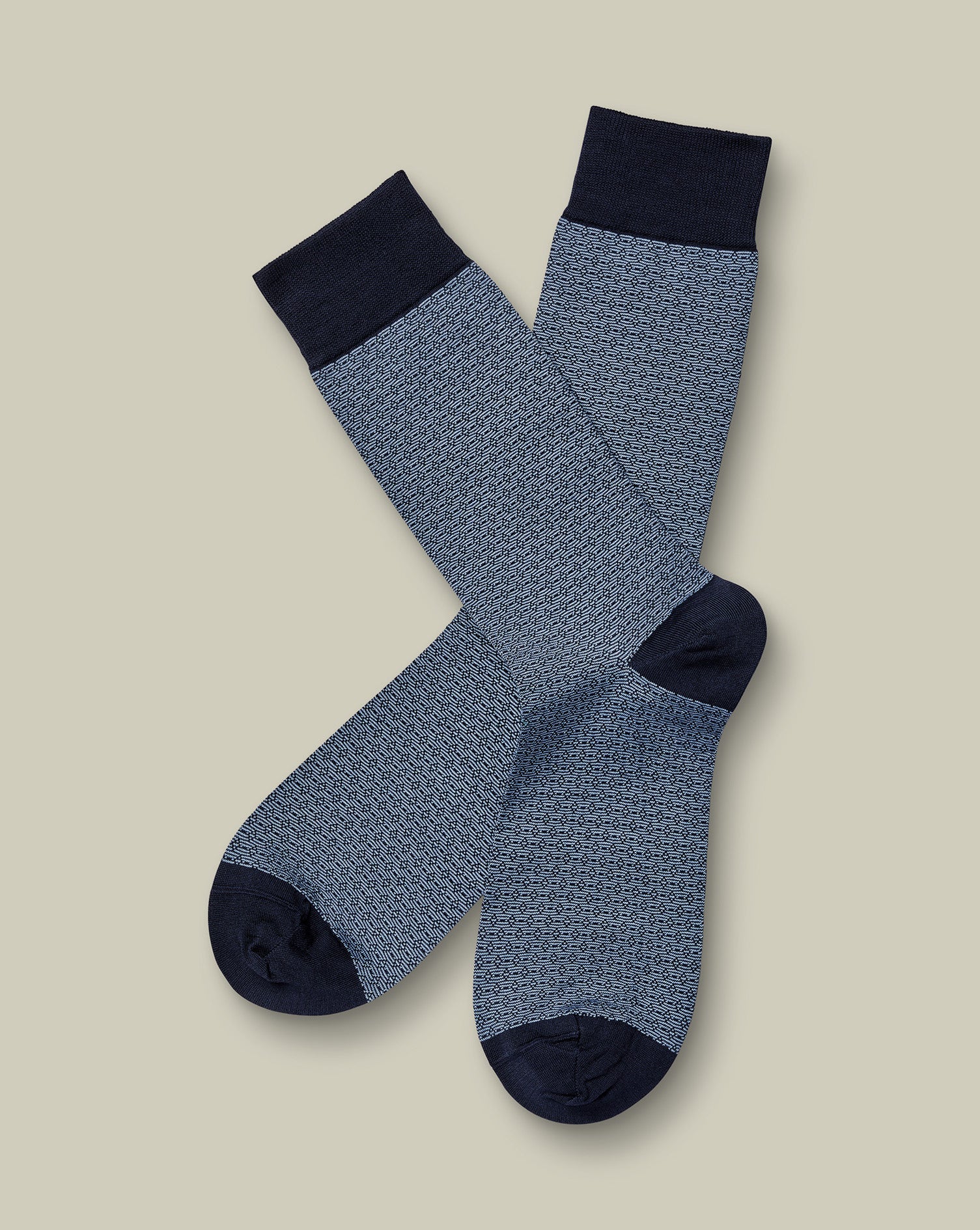 Diamond Socks Blue