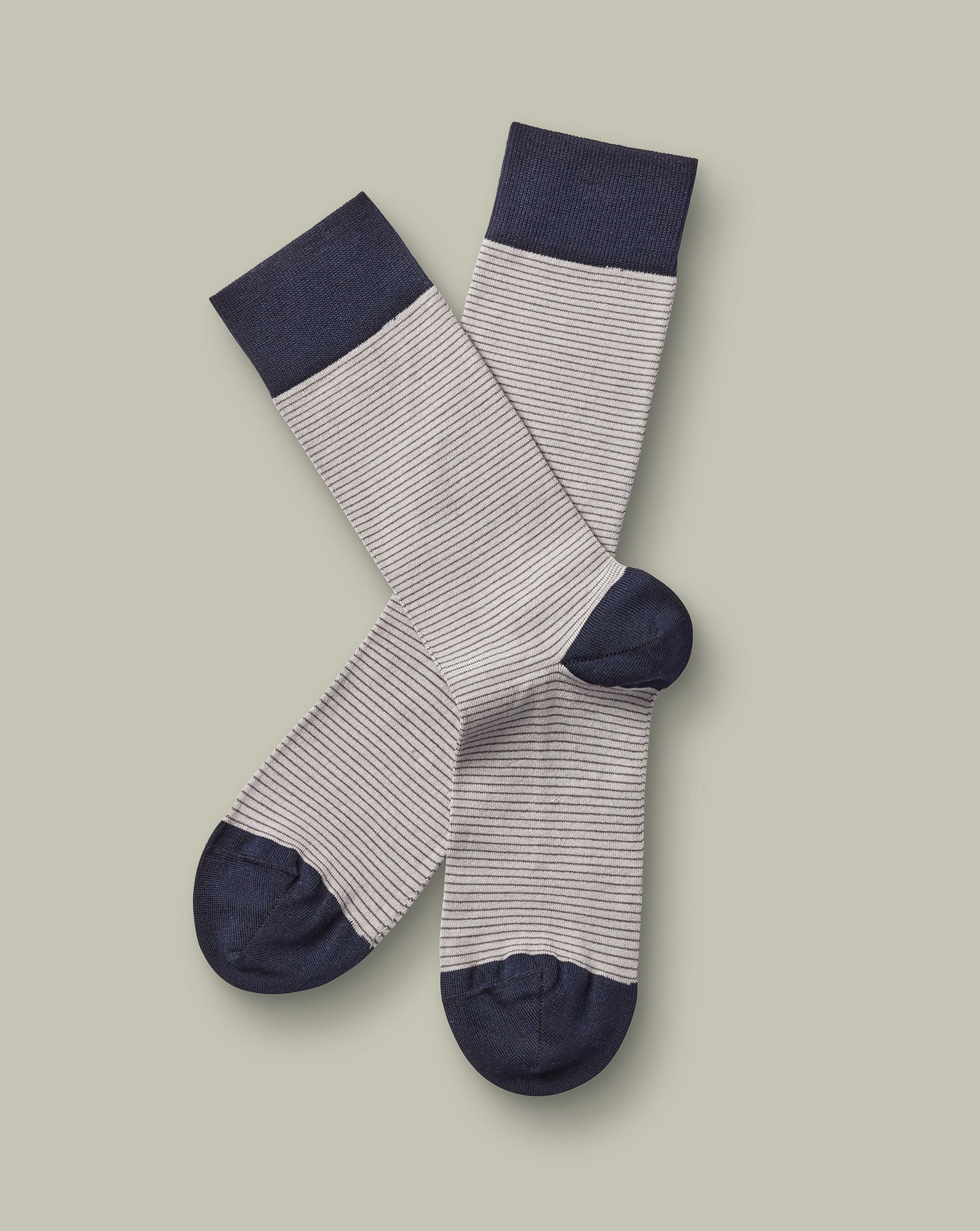 Stripe Socks Gray