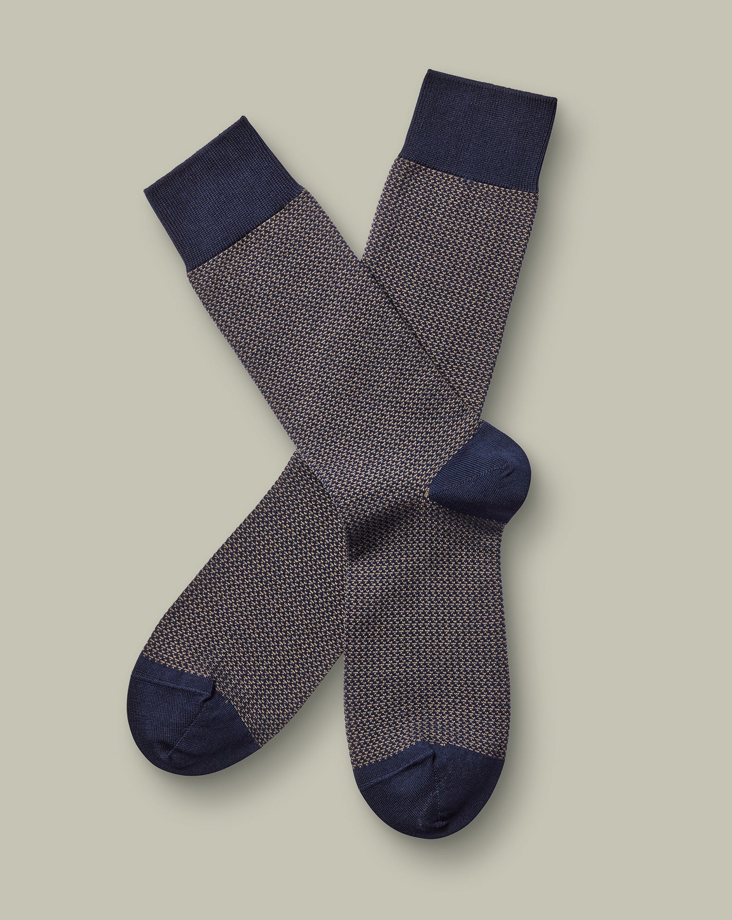 Puppytooth Socks And Tan