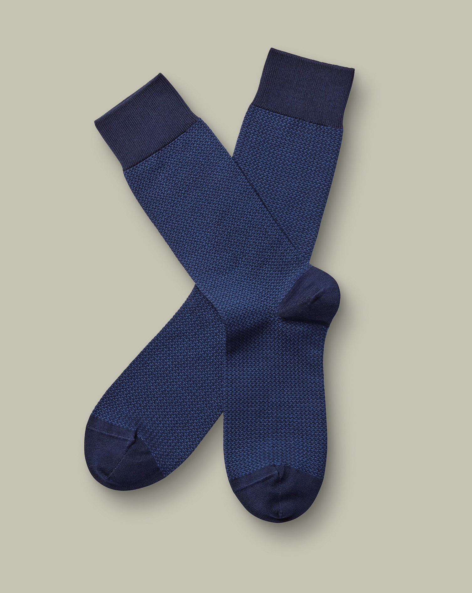 Puppytooth Socks Cobalt