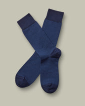 Puppytooth Socks – Navy & Cobalt