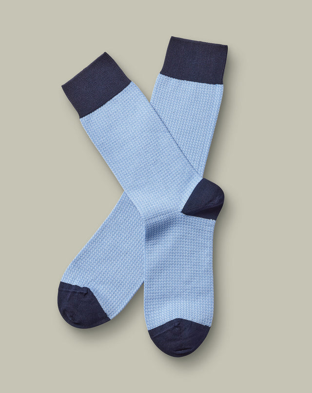Puppytooth Socks – Sky Blue