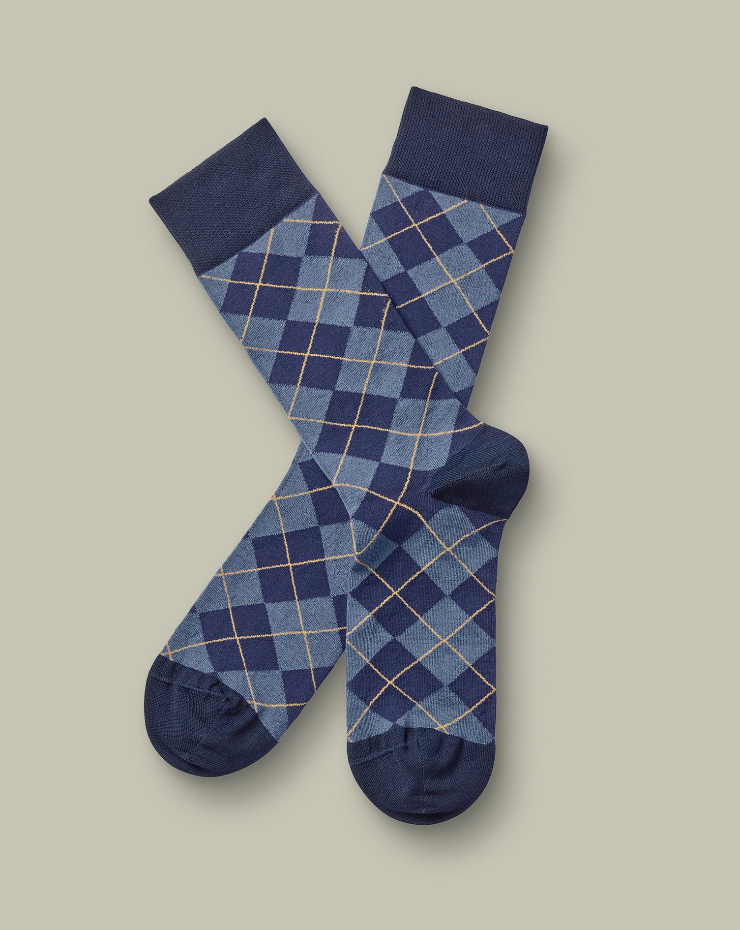 Argyle Socks Blue
