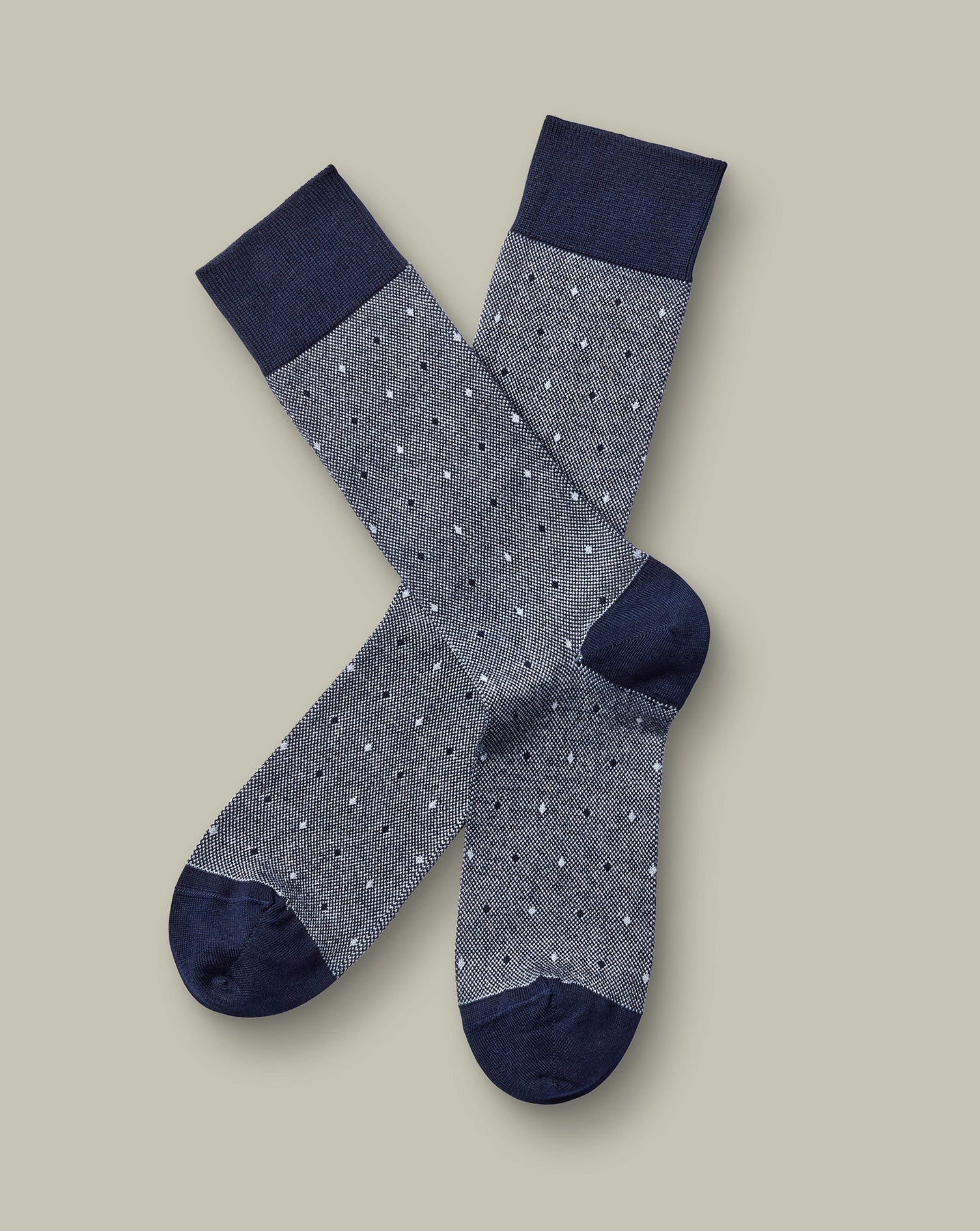 Spot Socks Grey