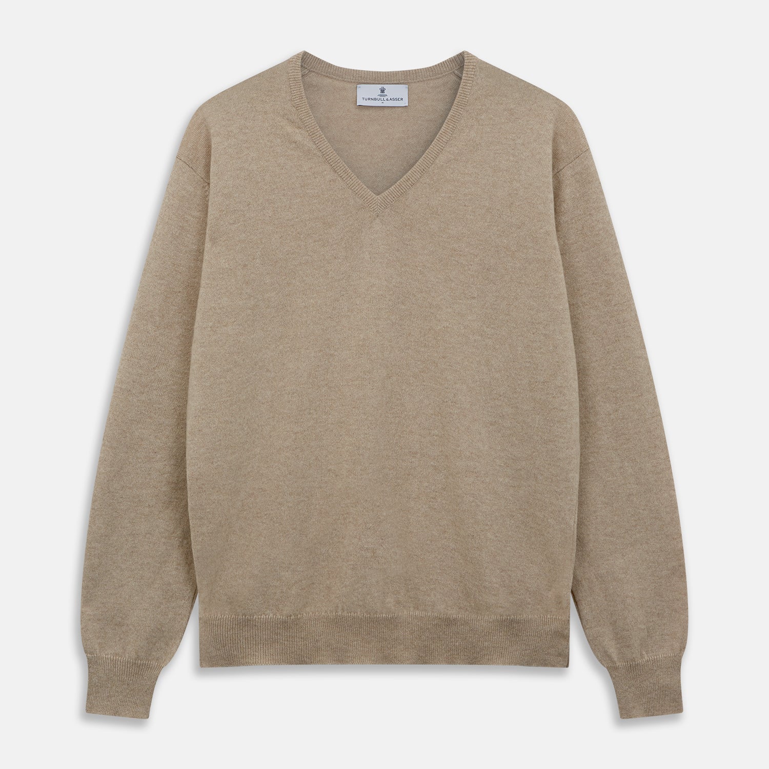 Beige Paden V-Neck Jumper