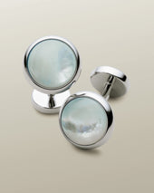Mother Of Pearl Cufflinks Light