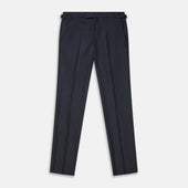 Navy Escorial Wool Jonathan Trousers