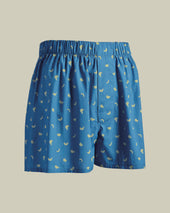 Banana Print Boxers – Ocean Blue