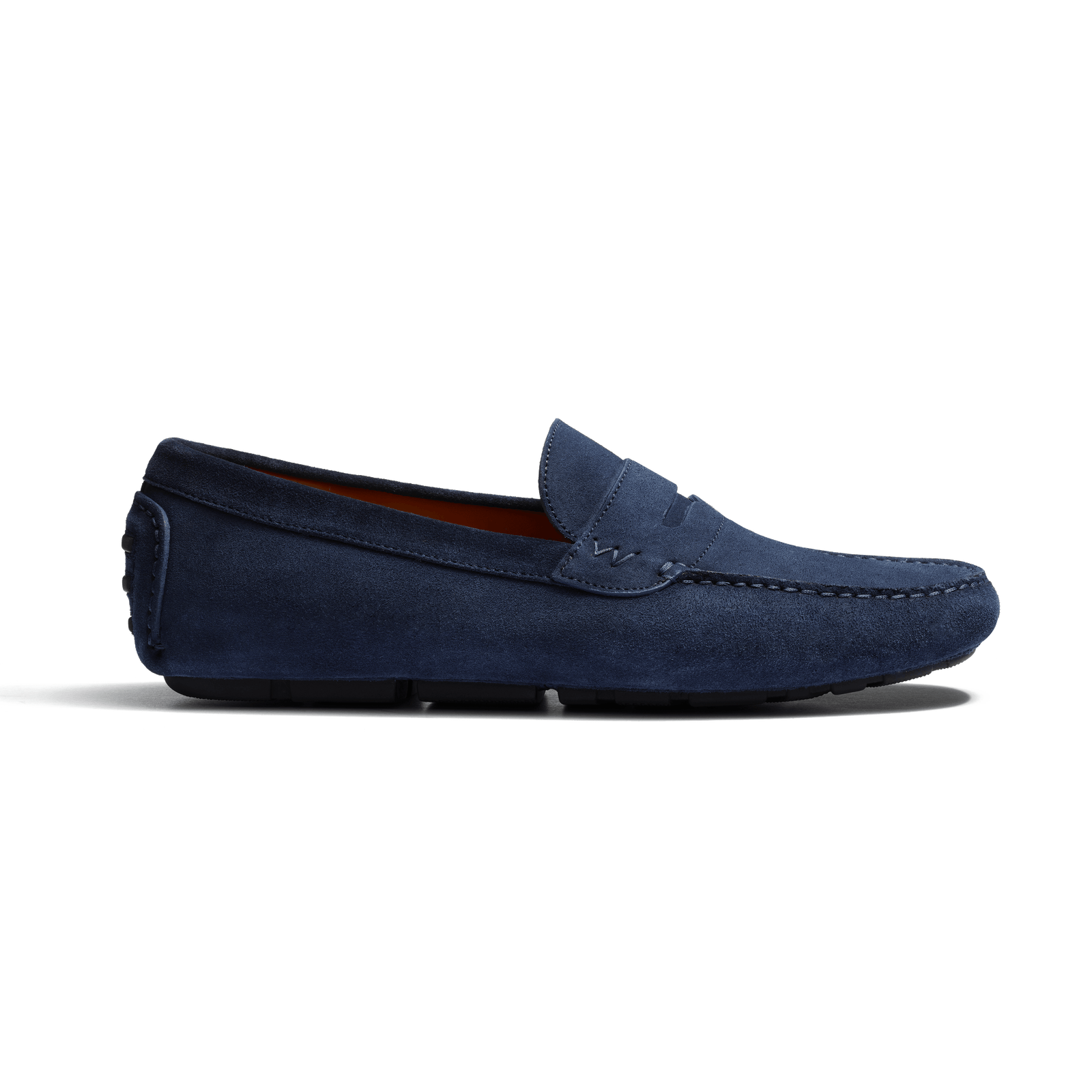 Car Shoe [Navy suede calfskin]