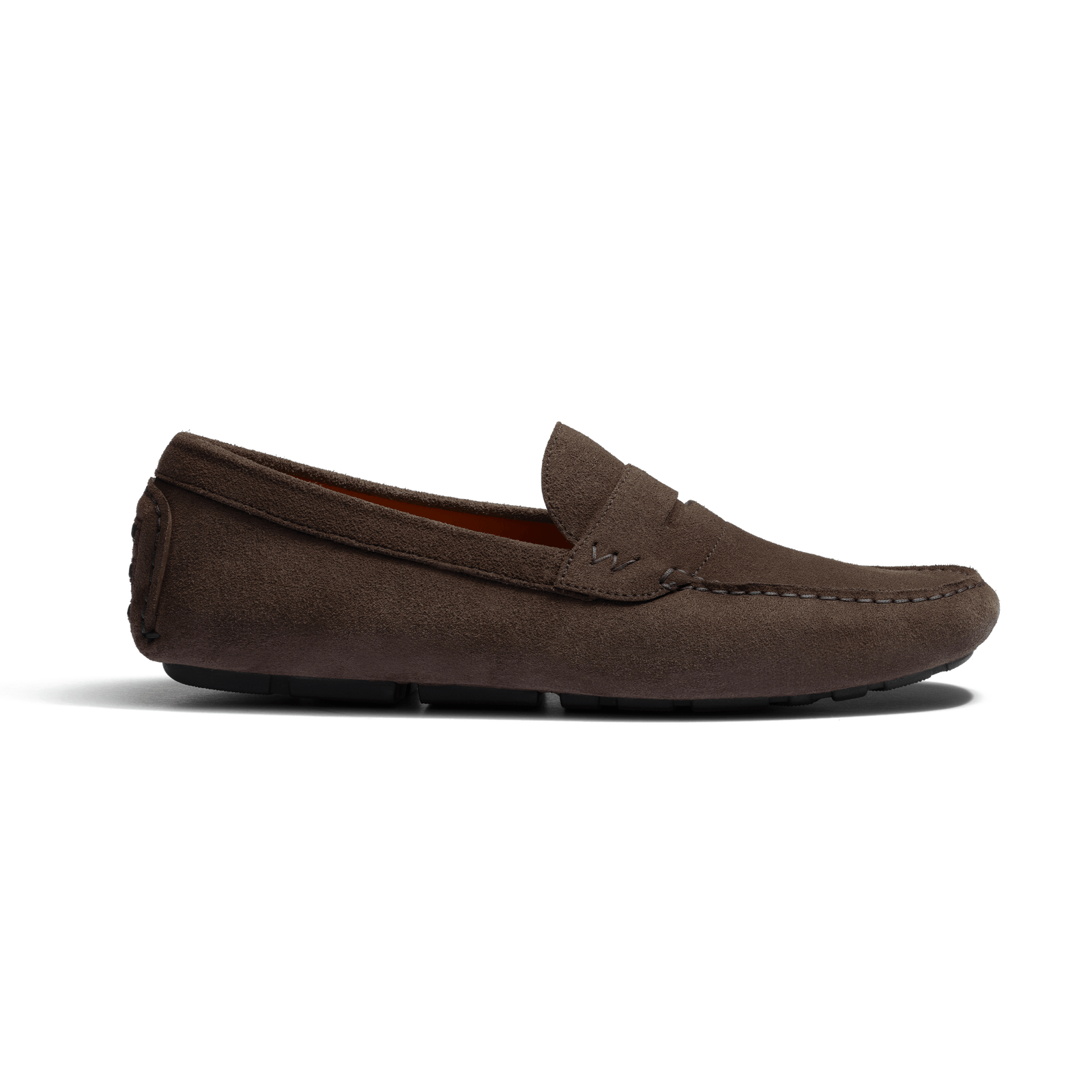 Car Shoe [Dark brown suede calfskin]