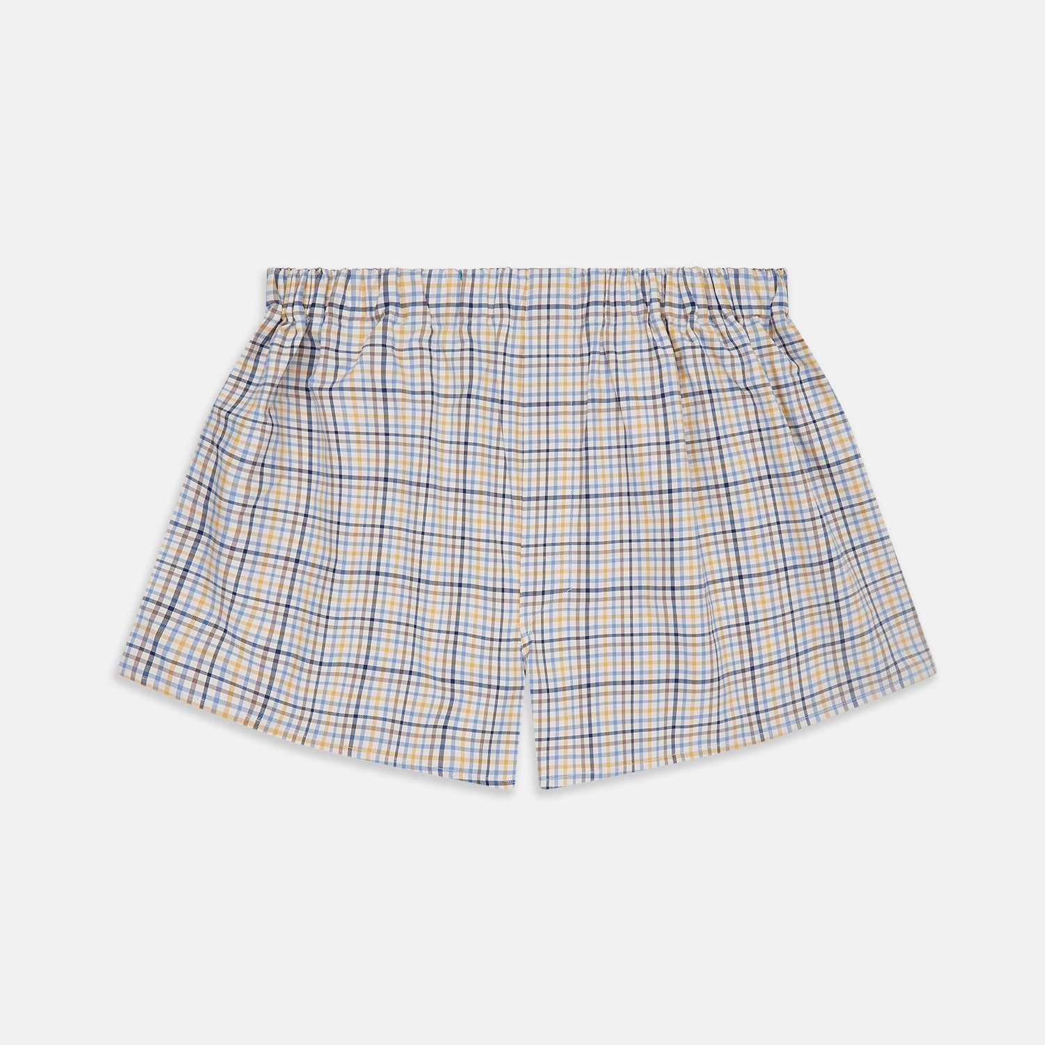 Multi Check Cotton Boxer Shorts