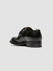 ADMIRAL 007 - Black Leather Derby Shoes