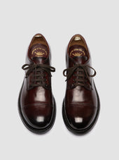 Admiral 008 Burgundy Leather Derby Shoes
