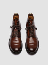 Admiral 009 Brown Leather Lace Up Boots