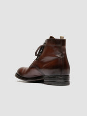 Admiral 009 Brown Leather Lace Up Boots