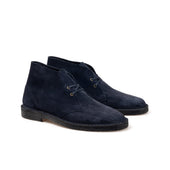 Woodford Desert Boot Navy Kudu Suede