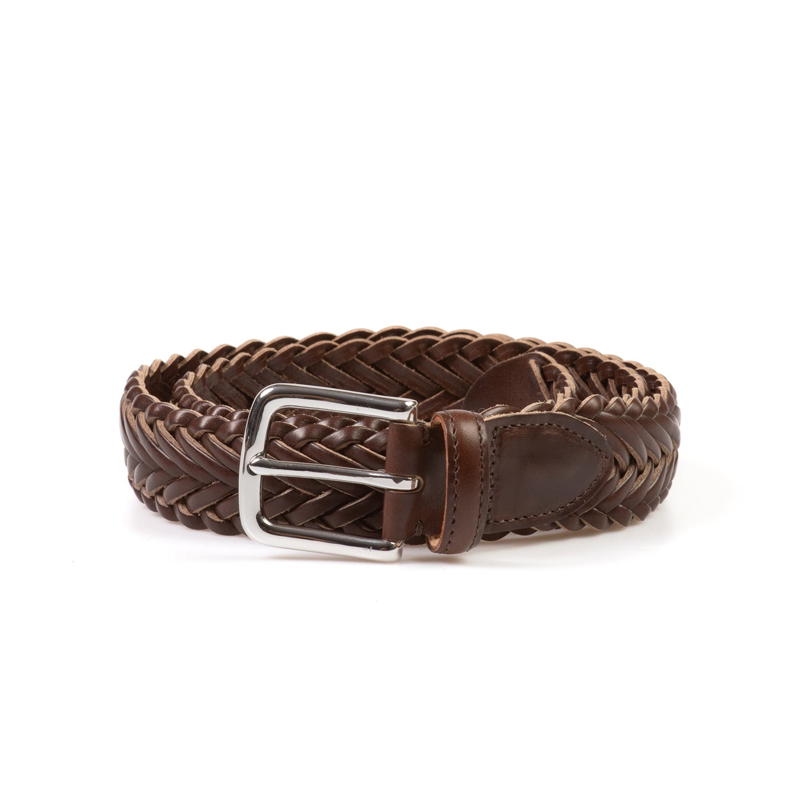 Horween Chromexcel Leather Belt Plaited