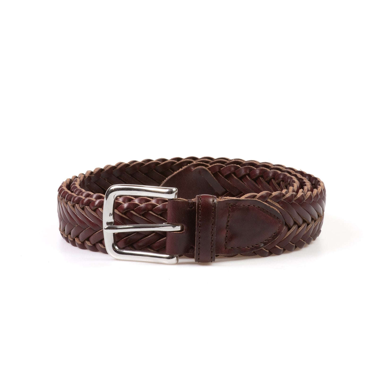 Horween No 8 Chromexcel Leather Belt Plaited