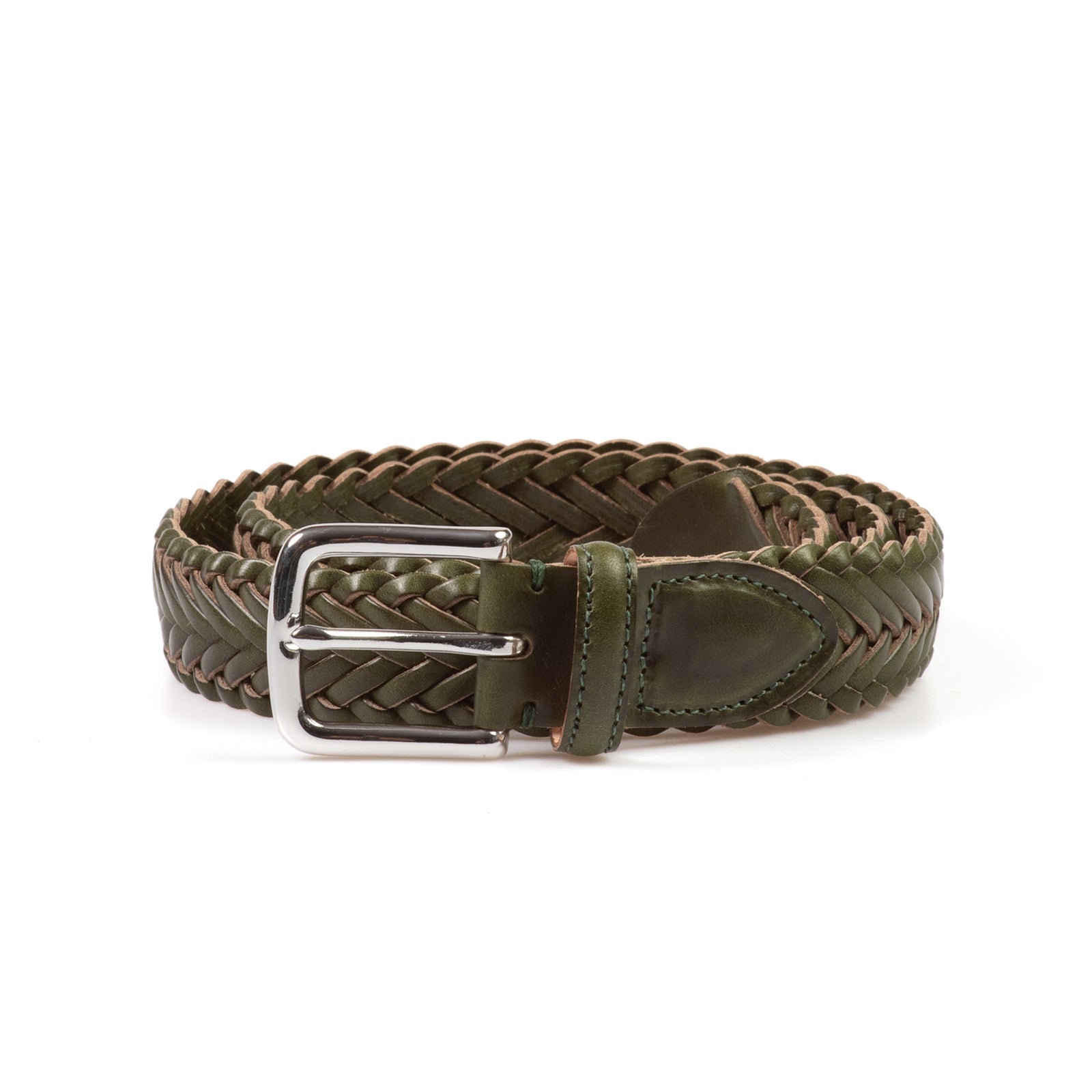Horween Chromexcel Leather Belt Plaited
