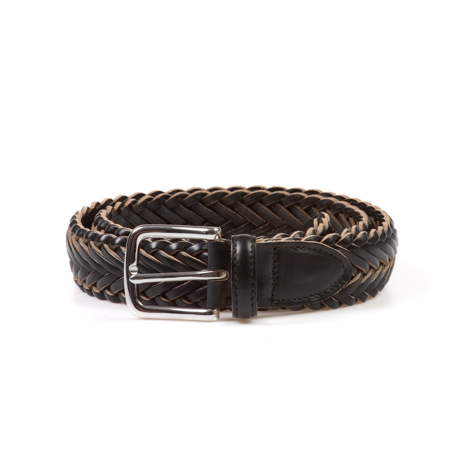 Horween Chromexcel Leather Belt Plaited