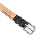 Black Calf Leather Belt